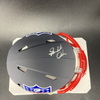 NFL - Seahawks Sundiata Anderson Signed Blue Shield Mini Helmet