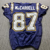 NFL - Chargers Keenan McCardell Game Issued Jersey Size 44
