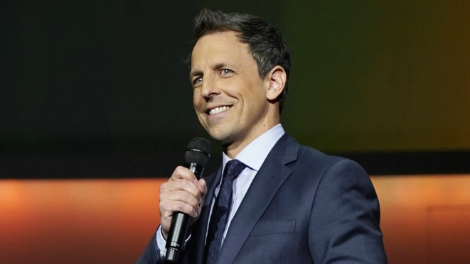 NBC Upfront Seth Meyers Donald Trump