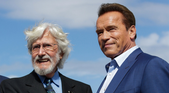 Schwarzenegger and Cousteau