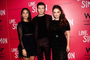 Alexandra Shipp, Nick Robinson and Katherine Langford'Love, Simon' film premiere, New York, USA - 08 Mar 2018