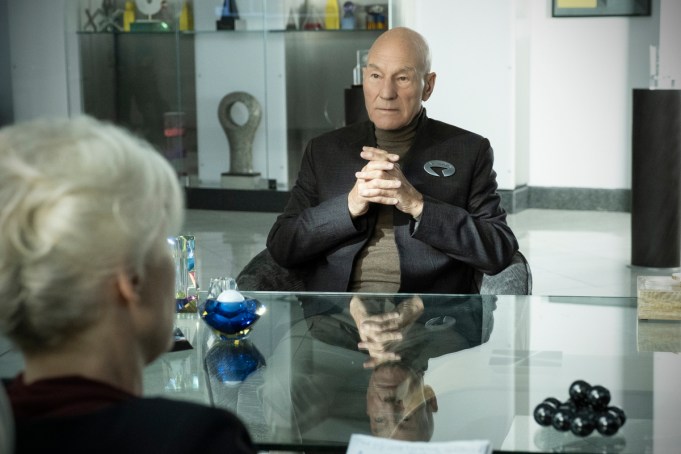 Pictured: Patrick Stewart as Jean-Luc Picard of the the CBS All Access series STAR TREK: PICARD. Photo Cr: Trae Patton/CBS ©2019 CBS Interactive, Inc. All Rights Reserved.