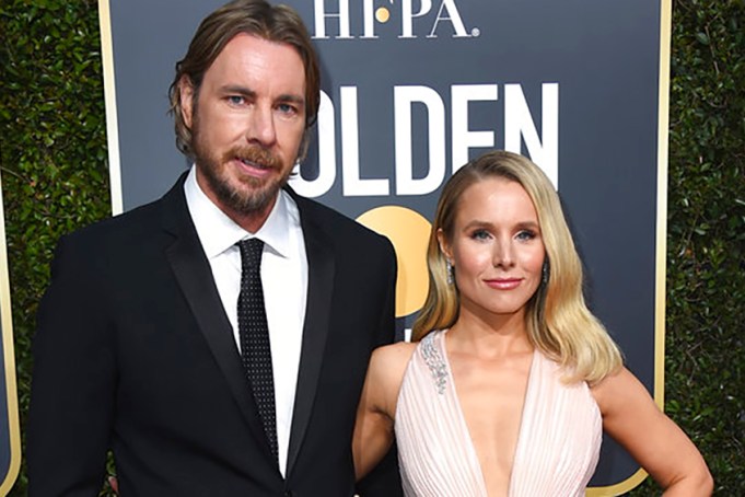 Dax Shepard, left, and Kristen Bell arrive at the 76th annual Golden Globe Awards at the Beverly Hilton Hotel on Sunday, Jan. 6, 2019, in Beverly Hills, Calif. (Photo by Jordan Strauss/Invision/AP)