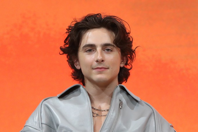 SEOUL, SOUTH KOREA - FEBRUARY 21: Timothee Chalamet  attends the press conference for "Dune: Part Two" on February 21, 2024 in Seoul, South Korea. (Photo by Chung Sung-Jun/Getty Images)