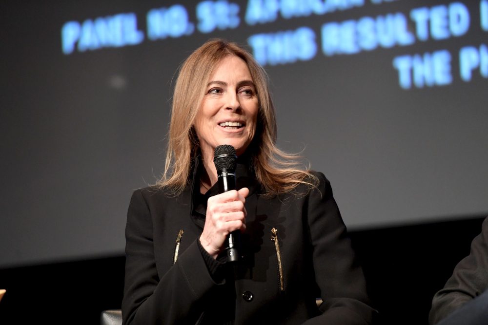 LOS ANGELES, CA - DECEMBER 18:  Director Kathryn Bigelow speaks onstage during the Hammer Museum presents The Contenders 2017 "Detroit" at Hammer Museum on December 18, 2017 in Los Angeles, California.  (Photo by Matt Winkelmeyer/Getty Images for ABA)