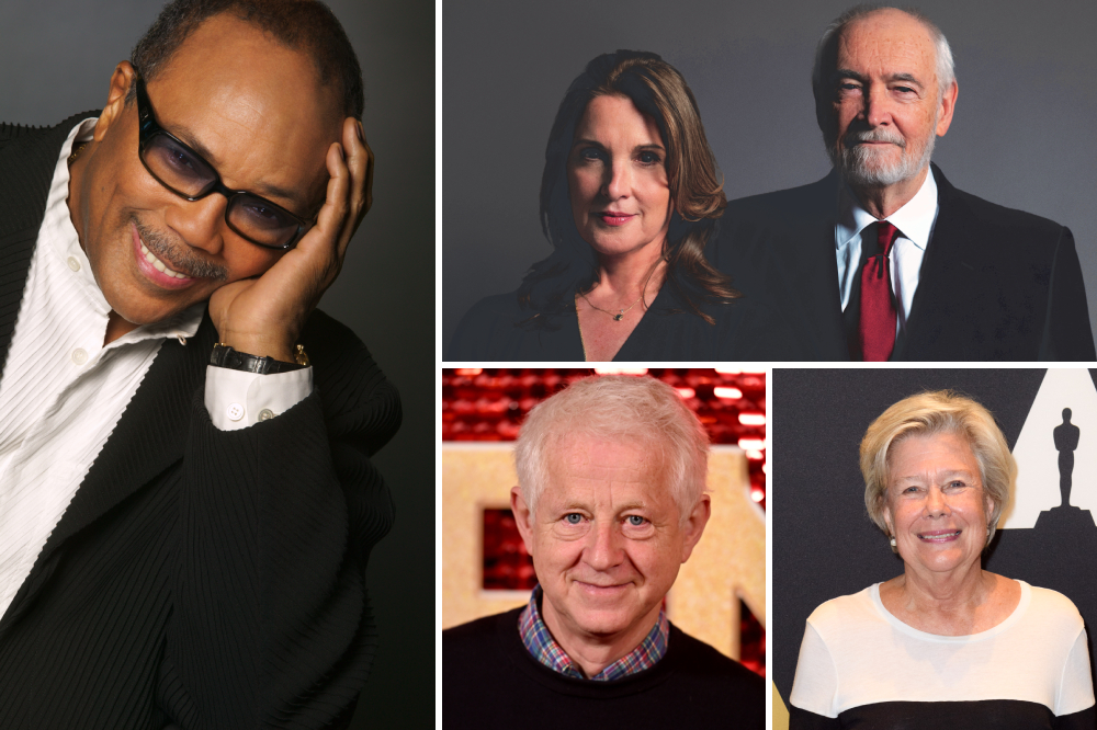 2024 Honorary Oscars -- Quincy Jones, Barbara Broccoli, Michael G. Wilson, Richard Curtis, Juliet Taylor