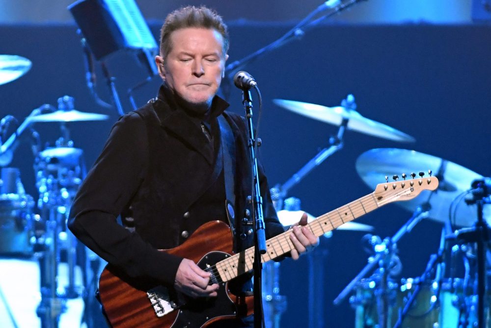 LAS VEGAS, NEVADA - SEPTEMBER 27:  Don Henley of the Eagles performs at MGM Grand Garden Arena on September 27, 2019 in Las Vegas, Nevada.  (Photo by Ethan Miller/Getty Images)