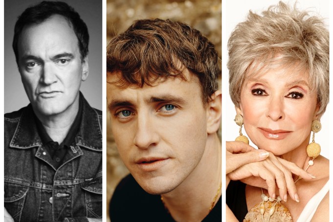 Quentin Tarantino, Paul Mescal and Rita Moreno