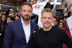 AUSTIN, TEXAS - MARCH 18: Ben Affleck and Matt Damon attend the "AIR" world premiere during the 2023 SXSW Conference and Festivals at The Paramount Theater on March 18, 2023 in Austin, Texas. (Photo by Michael Loccisano/Getty Images for SXSW)