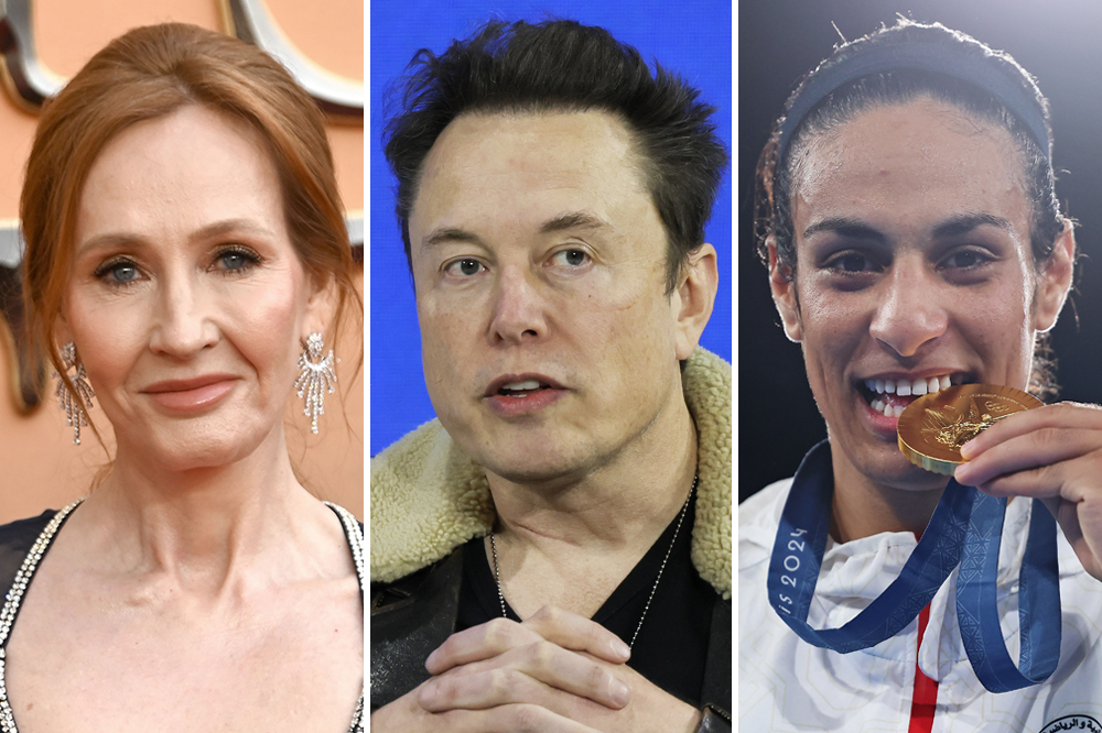 JK Rowling, Elon Musk, Imane Khelif