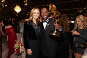 THE WALT DISNEY COMPANY POST-EMMYS® CELEBRATION - The Walt Disney Company Post-Emmys® Celebration on September 15, 2024 in Los Angeles, California. (Disney/Frank Micelotta)DANA WALDEN (CO-CHAIRMAN, DISNEY ENTERTAINMENT, THE WALT DISNEY COMPANY), LAMORNE MORRIS