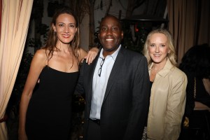 LOS ANGELES, CALIFORNIA - SEPTEMBER 12: Lisa Joy, Vernon Sanders, Head of Television, Amazon MGM Studios, Jennifer Salke Head of Amazon MGM Studios attend Amazon MGM Studios Toast to their Emmy Nominations at Chateau Marmont on September 12, 2024 in Los Angeles, California. (Photo by Chris Frawley/Amazon MGM Studios)