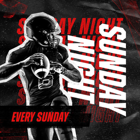 Sunday Night Football event at RedTail on SUN AUG 11