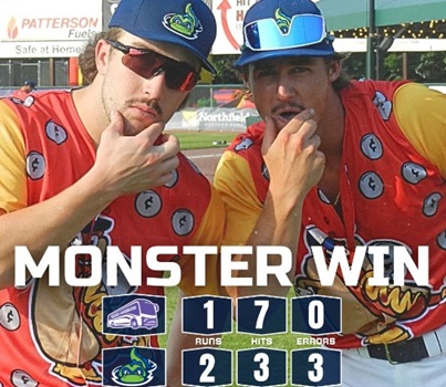 Lake Monsters Hit By Pitch Their Way To Victory Tuesday