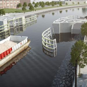 Newtown Creek surge barrier