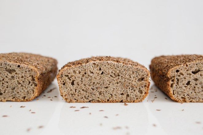 Carissa's is known for its innovative breads, including a pickle rye (above).