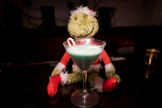 The Grinchy Tavern at the East Village Tavern, 158 Ave. C.