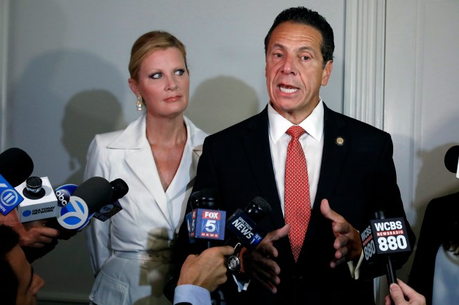 Gov. Andrew Cuomo split from longtime girlfriend Sandra Lee in September.