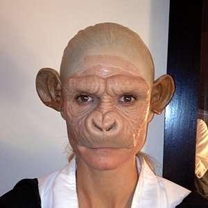 Heidi Klum's costume: step three