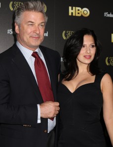 Alex Baldwin with his wife Hilaria.