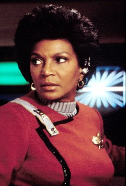 Nichelle Nichols in "Star Trek II: the Wrath of Khan"