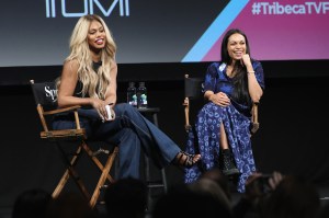 Laverne Cox and Rosario Dawson