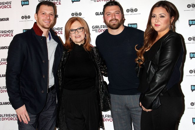 (From left) Albie Manzo, Caroline Manzo, Chris Manzo and Lauren Manzo