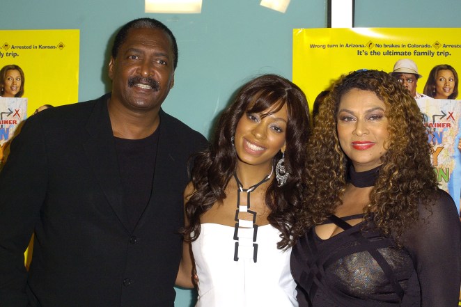 Mathew Knowles, Solange Knowles and Tina Knowles Lawson