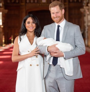 Meghan Markle and Prince Harry with Baby Sussex