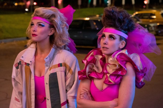 Alison Brie in a scene from Season 3 of "Glow."