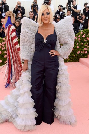 Kris Jenner in Tommy Hilfiger at the 2019 Met Gala