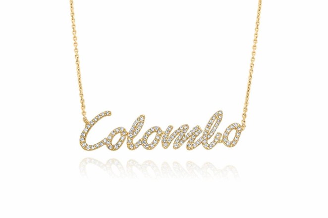 The diamond-encrusted Colombo necklace set Emily Ratajkowski back $1,351.76, according to the brand.