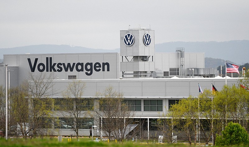 Staff Photo by Robin Rudd / The Chattanooga Volkswagen plant is seen April 1. Volkswagen employs about 5,500 workers in Chattanooga.