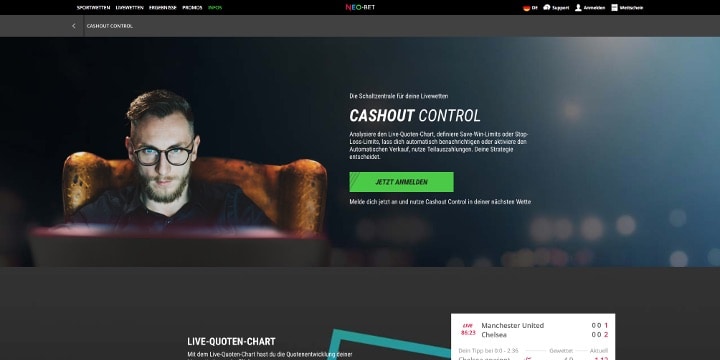 Neo.Bet Cashout