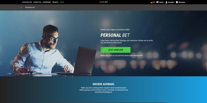 Neo.bet Erfahrungen Personal Bet