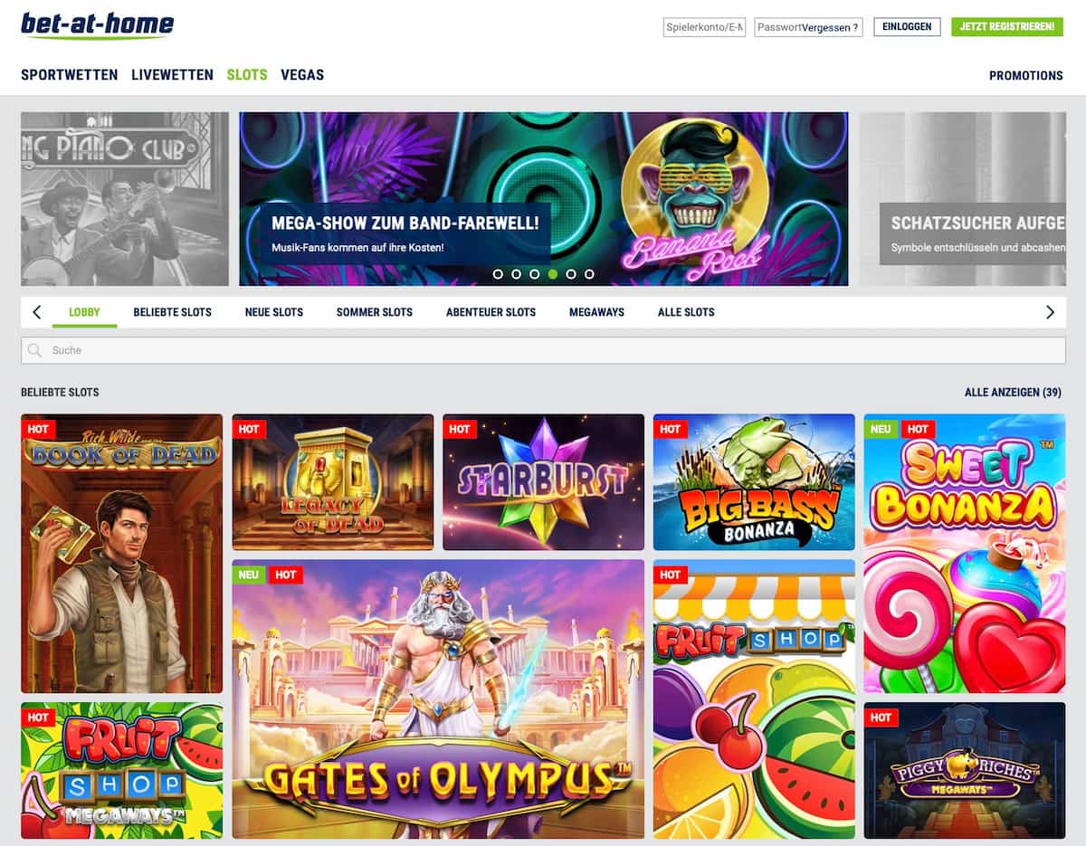Casino Anbieter Design & Webseite