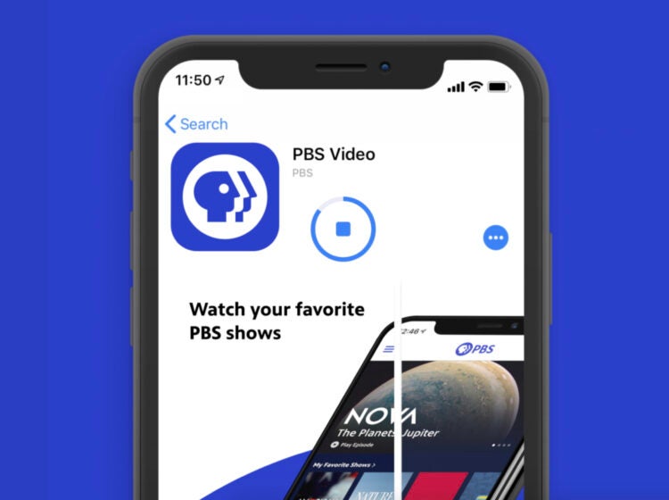 Downloading the PBS Video app on your phone