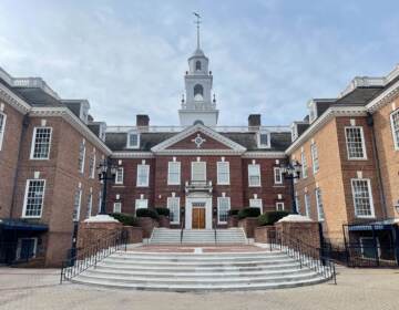 The Delaware General Assembly in session at the Legislative Hall in Dover, Delaware