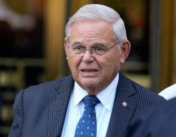 Sen. Bob Menendez leaves federal court, Wednesday, Sept. 27, 2023, in New York.