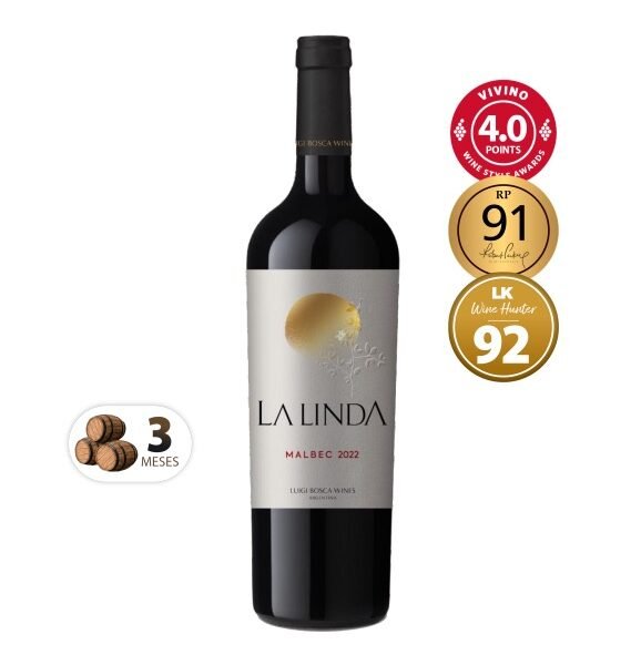 vinho tinto La Linda Malbec