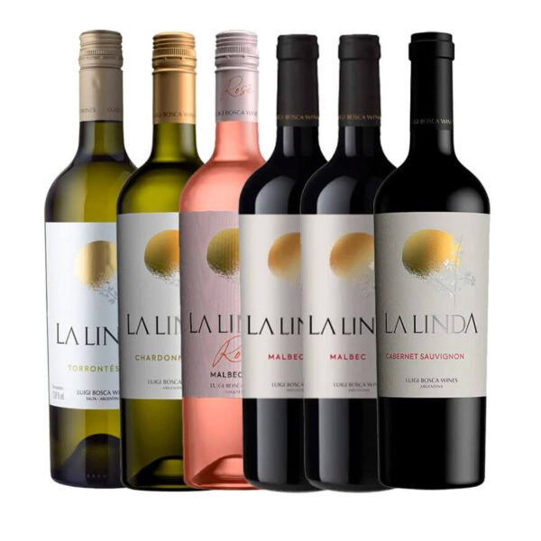 kit de Vinhos 6 garrafas La linda