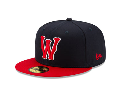 Worcester Red Sox New Era Navy/Red Classic W On-Field 59FIFTY Hat