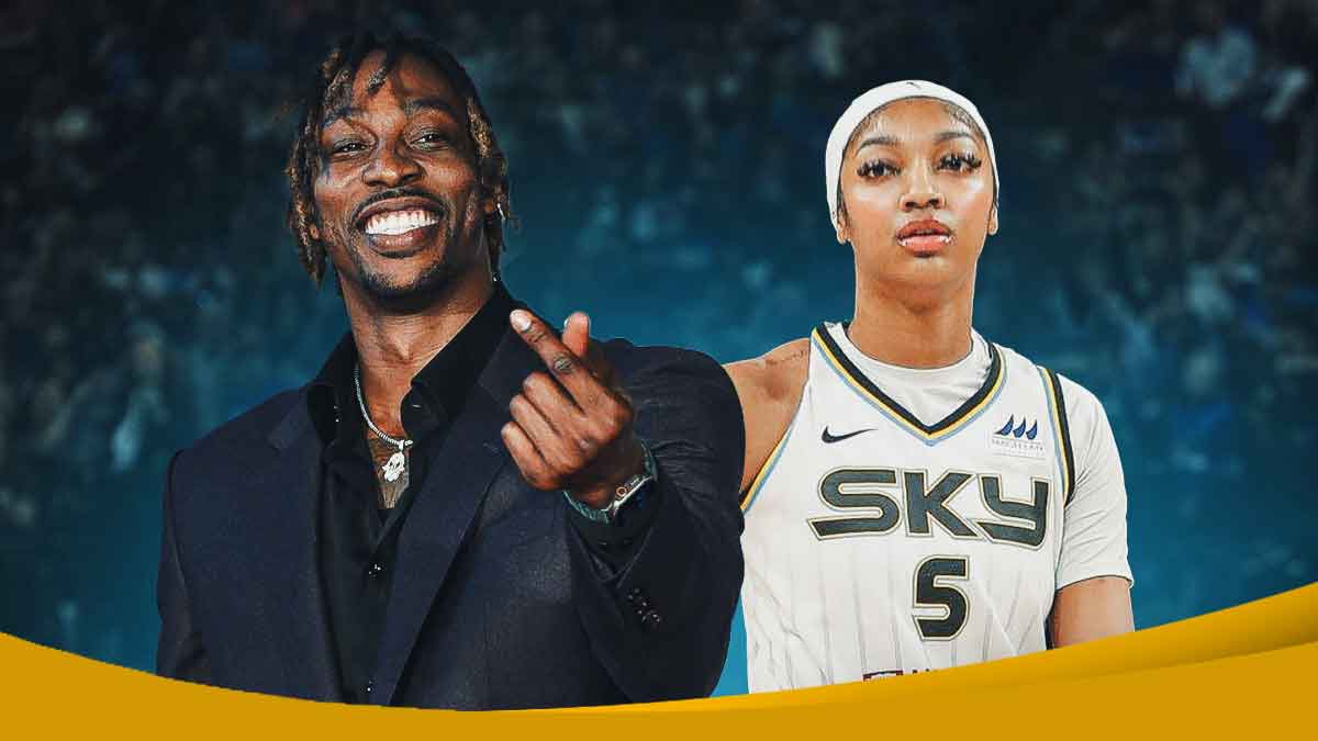 Dwight Howard side by side with Sky rookie Angel Reese