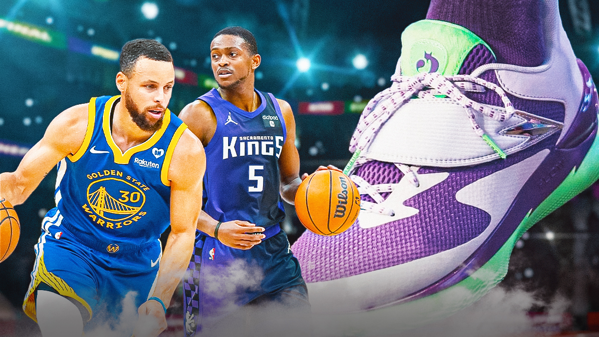 Curry Fox 1 sneakers, Stephen Curry, De'Aaron Fox