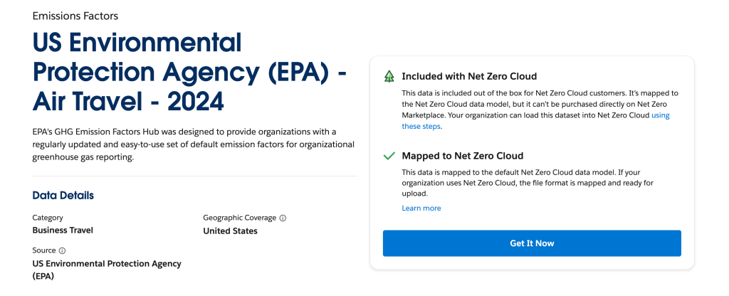 Net Zero Marketplace with detailed information about carbon credits and relevant projects.