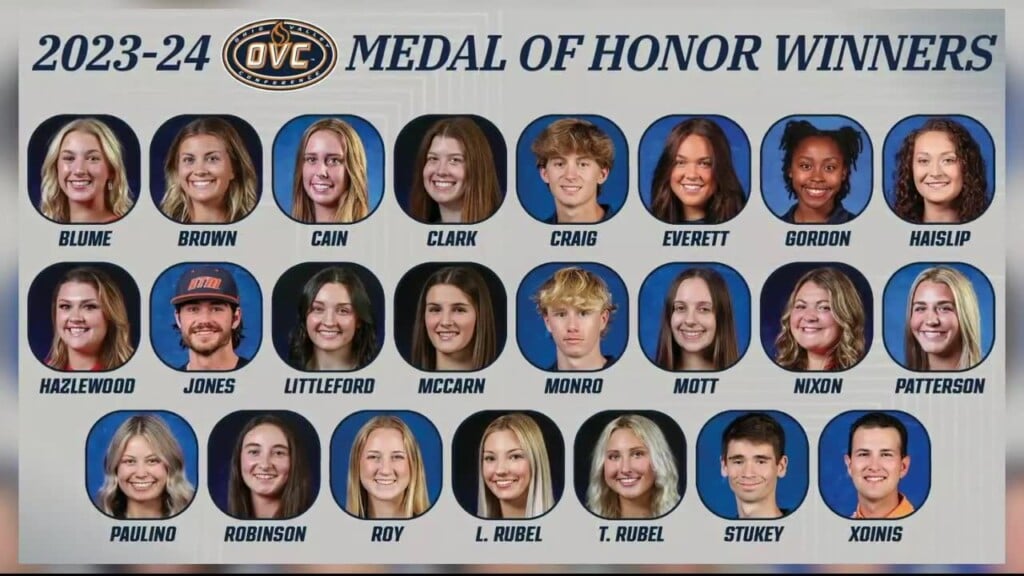 Ut Martin Athletics Win Ovc Medal Of Honors