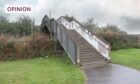 The current Magdalen Green footbridge.