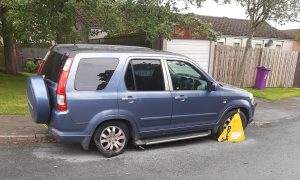 11 cars were clamped in Brechin amid the DVLA crackdown