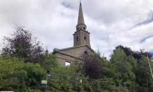 The derelict Lochee Old Parish Church. Image: James Simpson/DC Thomson