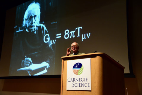 Gravitational waves ripple DC audience